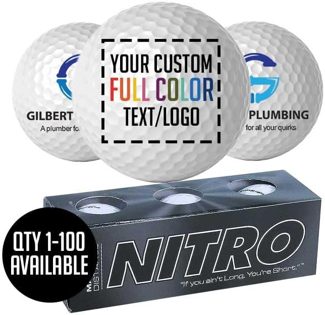 Printed 3pk Golf Balls