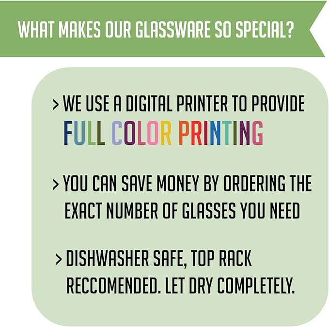 Printed 16oz Pint Beer Glass