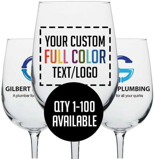 Printed 16oz Stemmed Wine Glass